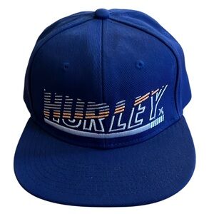 NWOT HURLEY BASEBALL HAT CAP ADJUSTABLE BLUE OSFM